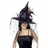 Smiffys Chapeau sorcière Violet Femme Halloween