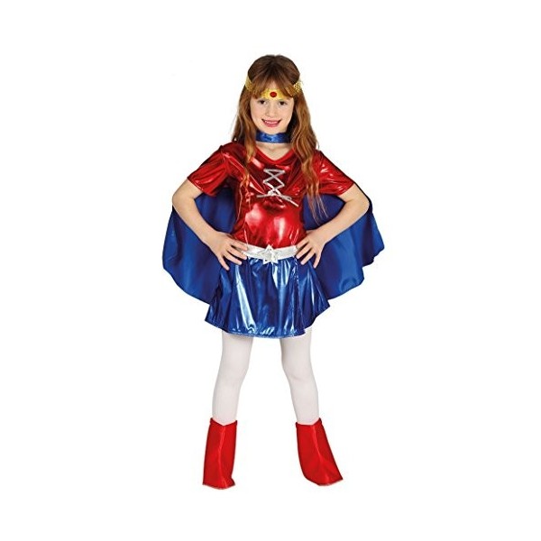 Guirca 87467.0 Déguisement de super-héroïne, taille 5-6 ans