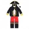 6 Pièces Déguisements Dhalloween Costume Dhalloween Costume De Performance De Fête Déguisement Cosplay Fête Pirate Costume 