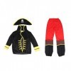 6 Pièces Déguisements Dhalloween Costume Dhalloween Costume De Performance De Fête Déguisement Cosplay Fête Pirate Costume 