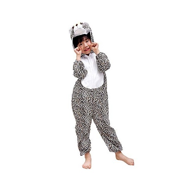 KIRALOVE Costume de léopard - 3/4 ans - déguisements pour enfants - halloween - carnaval - fille - garçon - unisexe - taille 