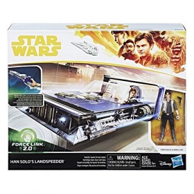 Star Wars force de link 2.0 han solo et landspeeder figure