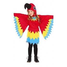 Fiestas Guirca Déguisement de Perroquet pour Enfant 5-6 ans