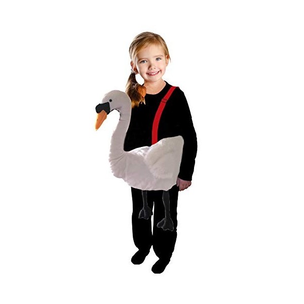 Seruna Costume de Cygne F133 Taille 98-116 Enfants-Costumes Small-e Filles et Jeunes cygnes Canards-Animaux-Carnival-Cadeau d