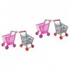 Totority 4 Ensembles Panier Chariot Kidcraft Playset Jouets pour Tout-Petits Nourriture Jouet pour Enfants Supermarché Panier