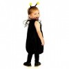 KIRALOVE - Costume Abeille Maia Carnaval Halloween Insecte Multi Enfants Taille S 3 4 ans Idée cadeau Fête