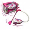 TOYANDONA Aspirateur Laveur Aspirateur Jouet Électrique Maison Nettoyage Aspirateur avec Son Léger Mini en Appareil Ménager J