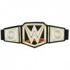 Mattel WWE Championship Ceinture de jeu de rôle pour enfants, style authentique avec ceinture réglable à partir de 6 ans