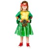 amscan Déguisement de tortues ninja pour fille, jaune/vert, 8 ans
