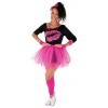 Ptit Clown re22662 - Set déguisement années 80 tutu rose