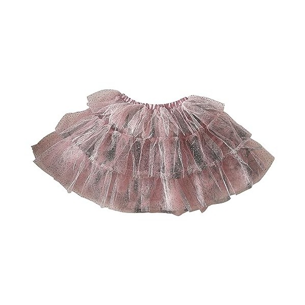 Ginger Ray Girls Pink & Starlight Silver Sparkle Fairy Princess Tutu for Christmas Costume Parties Age: 3-5 Years