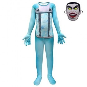 Tubaxing Skibidi Toilet Costume De Cosplay pour Enfants Combinaison pour Garçons et Filles Tenue De Fête De Carnaval Dhallow
