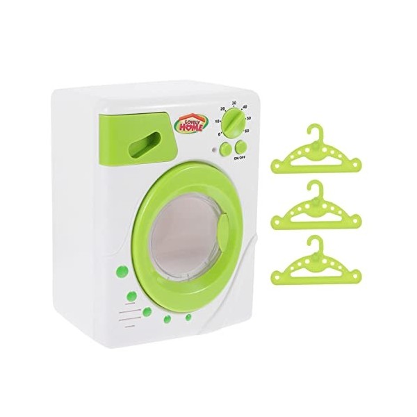 TOYANDONA Jouet De Maison De Jeu Maison De Poupée Jouets pour Bébés Modèle Mini Laveuse Sécheuse Jouet dapprentissage pour L