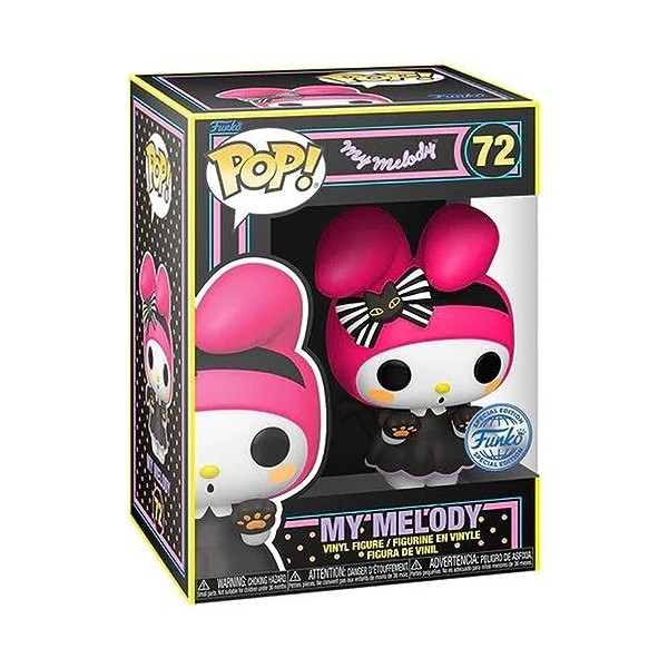 All Pop! Sanrio: Hello Kitty – My Melody as Cat BLKLT Exc – Figurine en Vinyle à Collectionner – Idée Cadeau – Produit Of