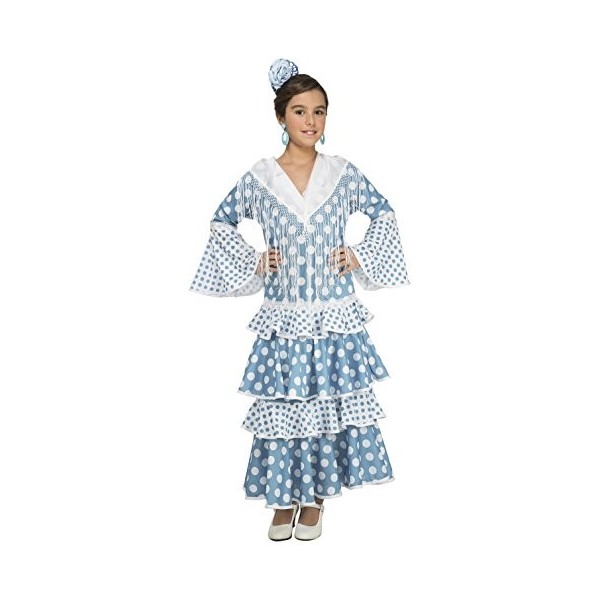 Mon Autre Moi – Kostüm Flamenco GUADALQUIVIR, türkis Costumes vivants 5-6 ans türkis