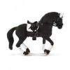 SCHLEICH Horse Club Figurine Etalon Frison concours équestre, 42457, Multicolore