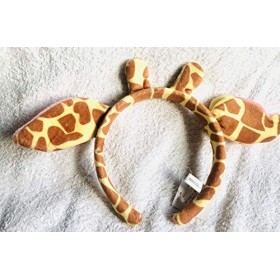 D Serre-tête en peluche avec oreilles de girafe de Madagascar Melman