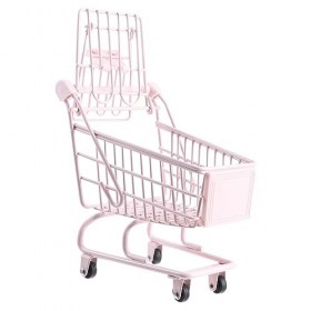 Operitacx 3 Pièces Maison De Poupée Poupées Chariot Pliable Brouette En Métal Chariot De Bureau Ornements Organisateur De Bur