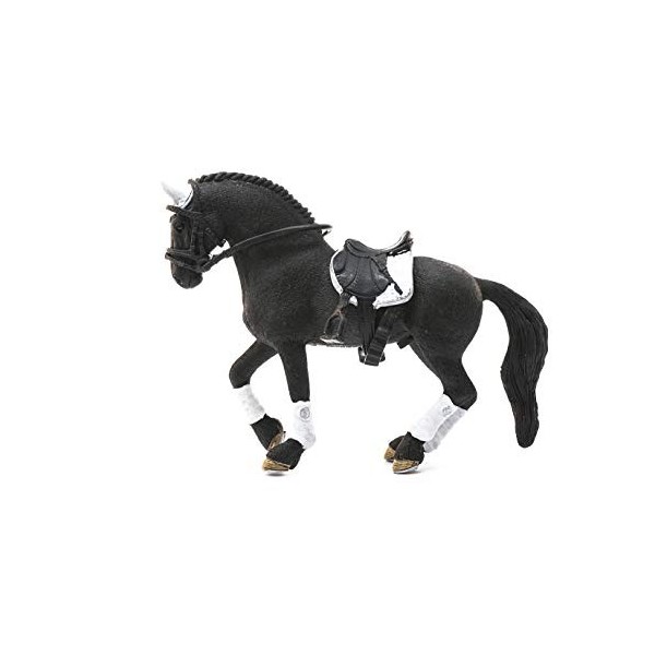 SCHLEICH Horse Club Figurine Etalon Frison concours équestre, 42457, Multicolore