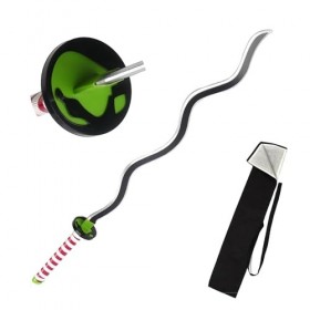 Anime Iguro Obanai Sword Demon Slayer Sword Style Amélioré 75cm 104cm Style Amélioré avec Ceinture Et Présentoir pour Enfants