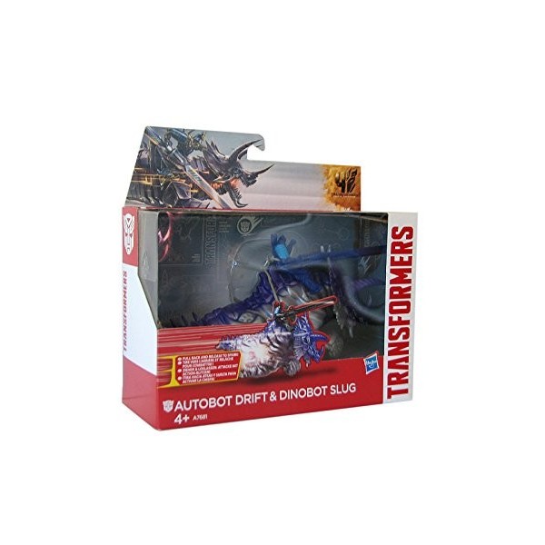 Transformers – Figurine Dino Jouster – Autobot Drift & Dinobot Slug Hasbro A7681 