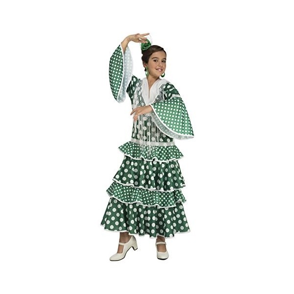 Mon autre moi – Mädchen Kostüm von Flamenca Giralda, grün Costumes vivants 10-12 ans grün