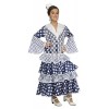 Mon autre moi – Kostüm Flamenco Soleá für Mädchen, Blau Costumes vivants 5-6 ans blau