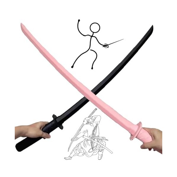 Épée rétractable par gravité dimpression 3D, épée de samouraï rétractable par gravité dimpression 3D, simulation en plastiq