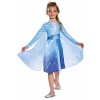 Disney Officiel Classic Deguisement Reine des Neiges Elsa Robe Reine des Neiges Fille Costume La Reine de Neige 2 Frozen Enfa