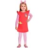 amscan party horror cosplay Peppa Dress Costume dHalloween 12-24 mois, 9908441, rose, 1-2 ans