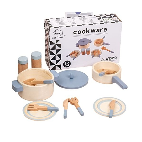 1/2 Ensemble Accessoire Cuisine Enfant - Pots et Casseroles Jouet pour 3 4 5 Ans Garçons Filles Cadeau | Jeu dImitation Cuis