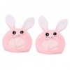 Toyvian 2 Pièces Oreilles De Lapin Couvre-Chef Chapeau Haut De Forme Costume Chapeau Pour Enfants Costume De Jeu De Rôle Chap