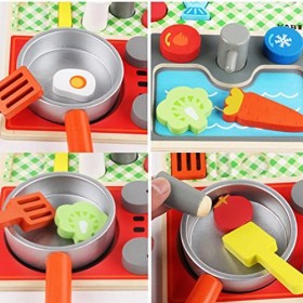 NUOBESTY 1 Jeu Jouet De Puzzle Jouets Éducatifs Jouets Déveil Jeu De Nourriture Vaisselle Jouet Tons De Terre Faire Semblant