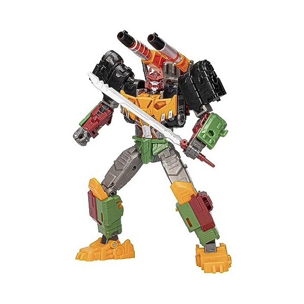 Transformers Generations Legacy Evolution, Figurine Comic Universe Bludgeon Classe Voyageur de 17,5 cm, pour Filles et garçon