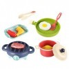 TOYANDONA 1 Jeu Ustensiles De Cuisine Maison De Jeu Ustensiles pour Tout-Petits Jouets dapprentissage De La Maternelle Jeu D