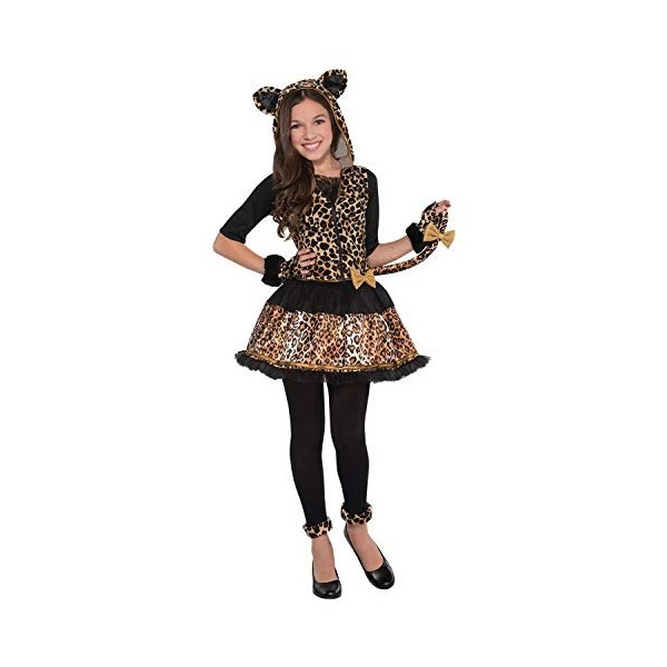 Girls Sassy Spots Leopard Costume - Age 14-16 Years