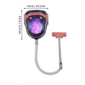 TOYANDONA 1Pcs Toddler Aspirateur Jouet Jouet D aspirateur Électronique avec des Lumières Et des Sons Effet& Ballon- Popping 