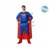 Atosa Costume De Super Héros Pour Homme Superman Costume Complet Cosplay Personnage De Comic Combinaison Avec Cape Bleu Rouge