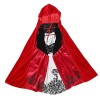 Holibanna 1 Ensemble Enfants Petit Chaperon Rouge Costume Robe Pour Cape Rouge Avec Capuche Enfant Cape Tenue Robe Pour Fille