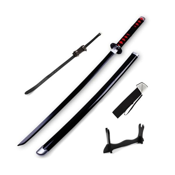 Épées Danime Tanjiro Épée Japonaise Katana Jouet Couteau Lame De Tueur De Démons Fait À La Main En Bois Pour Collection Cosp