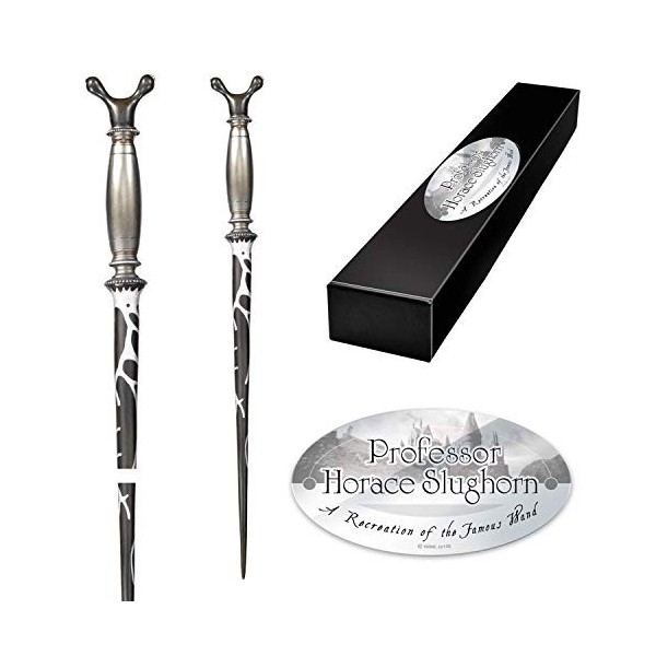 The Noble Collection - Professor Horace Slughorn Character Wand - 13.7in 35cm Harry Potter Wand with Name Tag - Harry Potte