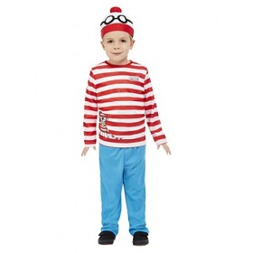 Wheres Wally Costume, Red & White