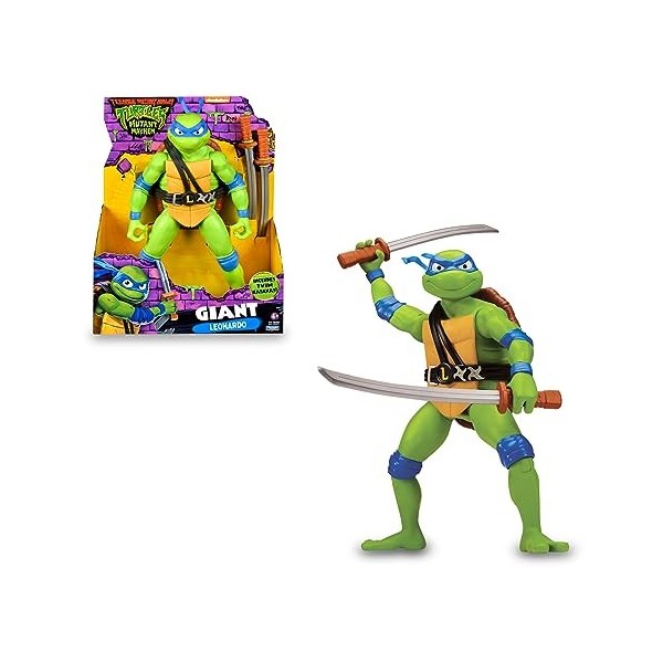 Tortues Ninja, Figurine de 30 cm, Articulée, Leonardo, Jouet pour enfants dès 4 ans, Giochi Preziosi TU8011