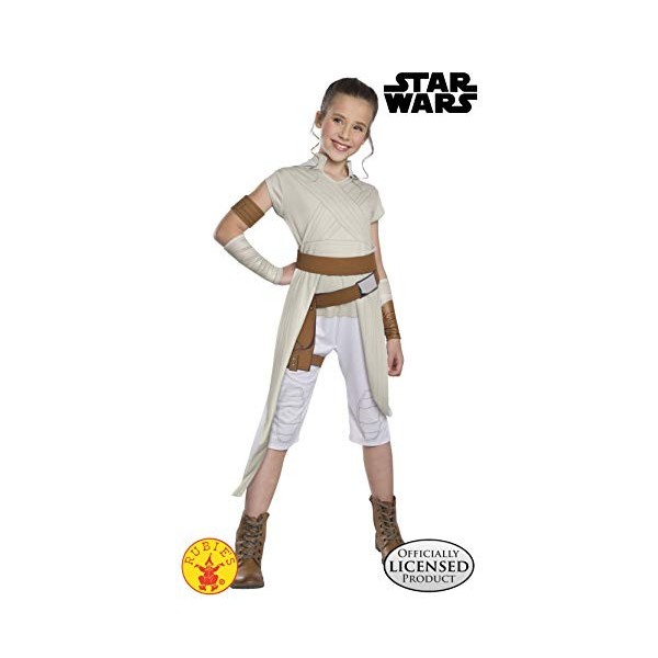 Star Wars Rubies 3701252 – Rey Classic EP. IX – Costume pour enfant Taille S, M, L Taille L 