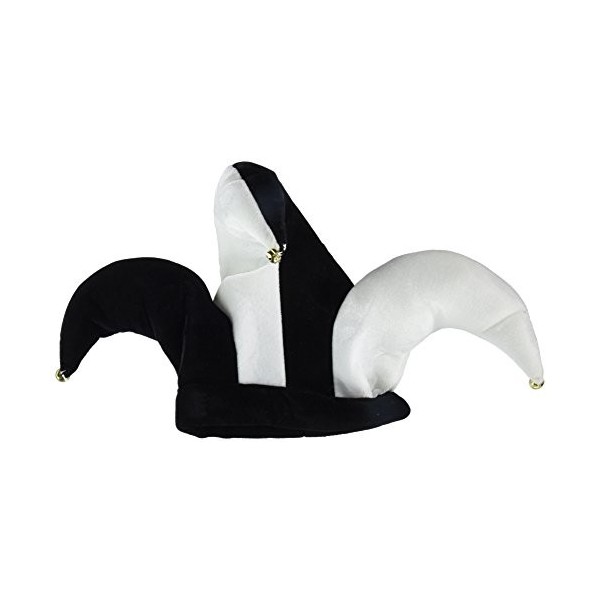 Beistle 60227 peluche noir et blanc farceur Chapeaux - Lot de 6