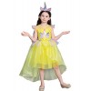 Lito Angels Filles Style de licorne Shabiller Costume avec/Hair Hoop Princesse Sofia Raiponce Robes avec train Fête dHallow