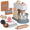 Accessoires de cuisine en bois pour jeux de rôle pour filles et garçons ensemble mixeur 