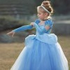 IBTOM CASTLE Deguisement Princesse Robe Fille Costume Papillon Rose Enfant Manches Longues Carnaval avec Couronne Baguette Ma