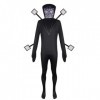 Jilijia Skibidi Toilet Cosplay Costume Skibidi Toilet Jumpsuit TV Man Cameraman Horror Game Dress Up Outfit for Adults Kids