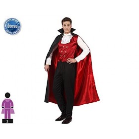 Atosa- Déguisement-de Homme Vampire Classique Adulte T-4, Mens, 12322, Taille XXL